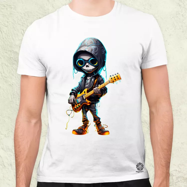 Gitáros srác v1 férfi póló