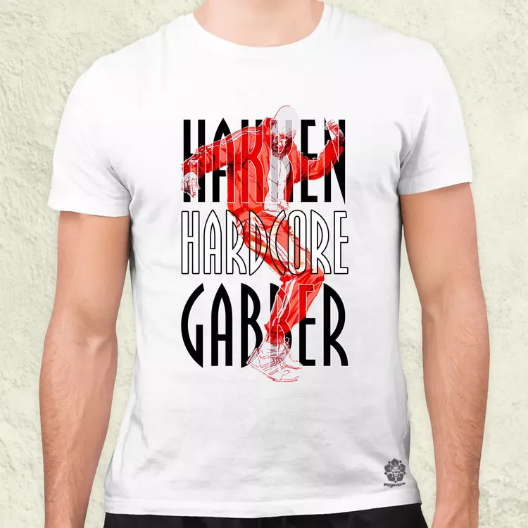Hakken Hardcore Gabber férfi póló