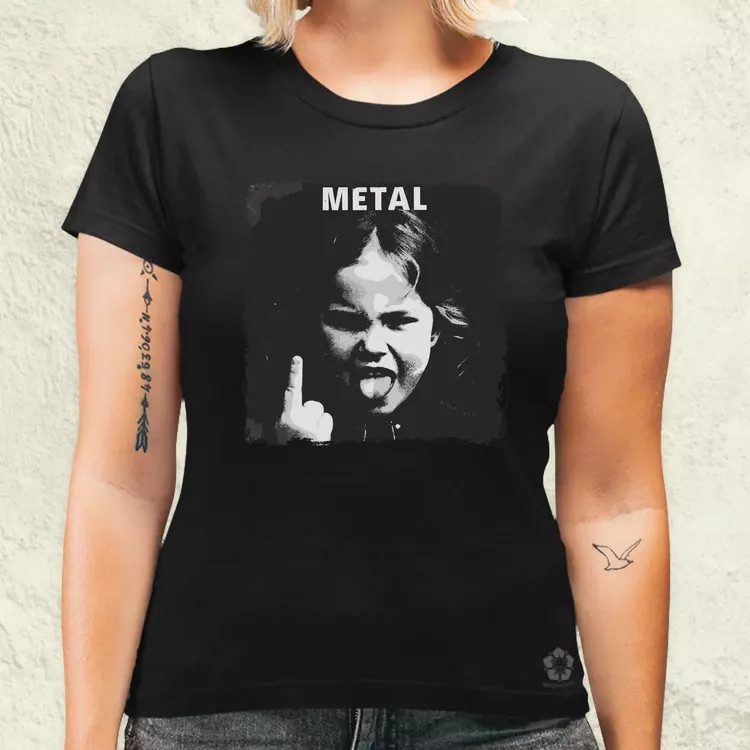 Metal női póló