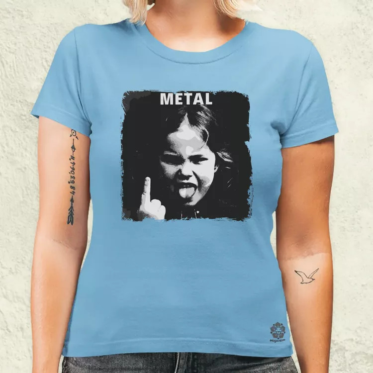 Metal női póló
