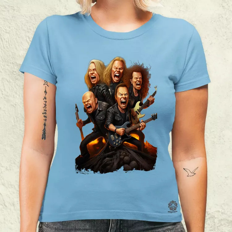 Metallica karikatúra v1 női póló