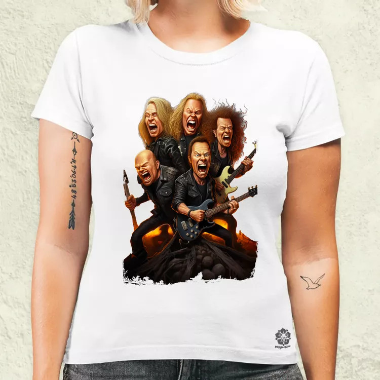 Metallica karikatúra v1 női póló