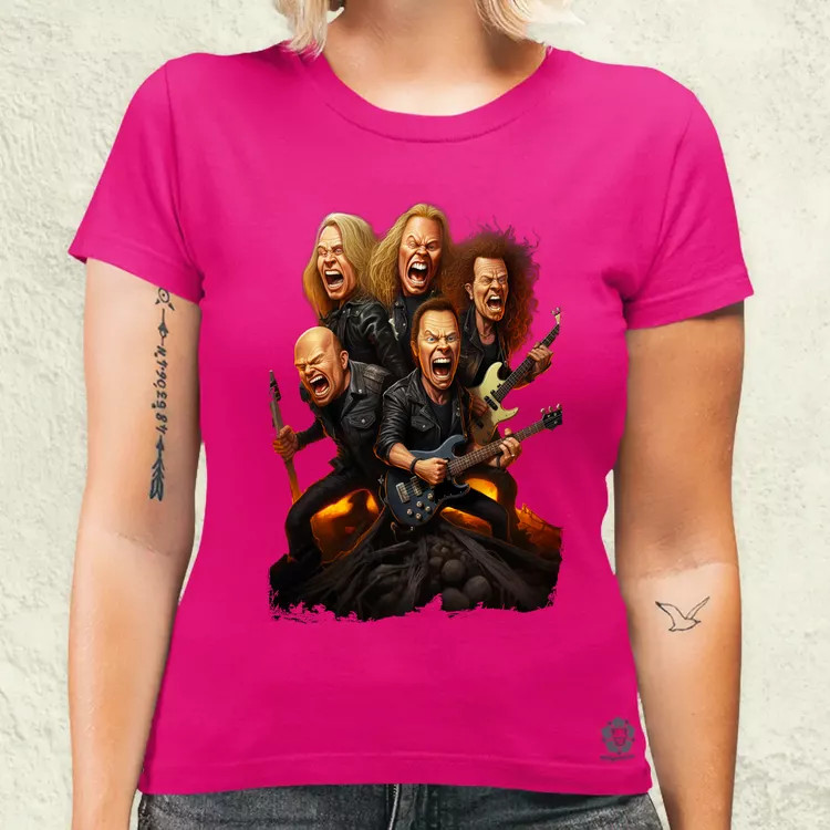 Metallica karikatúra v1 női póló