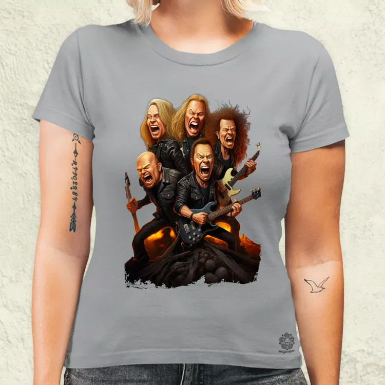 Metallica karikatúra v1 női póló