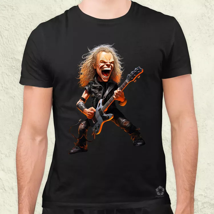 Metallica karikatúra v2 férfi póló