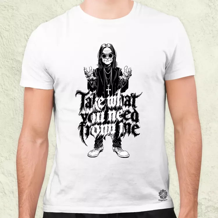 Ozzy Osbourne fanart férfi póló