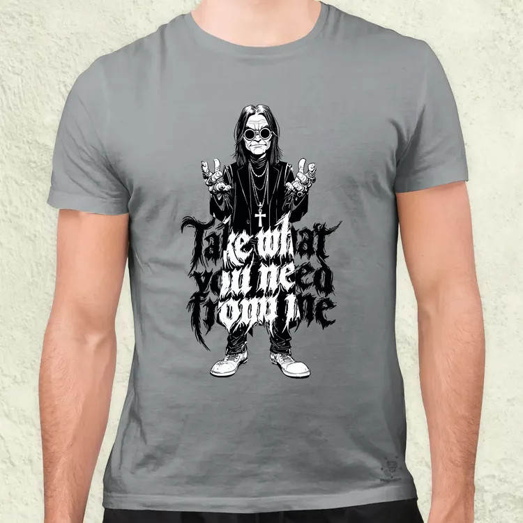 Ozzy Osbourne fanart férfi póló