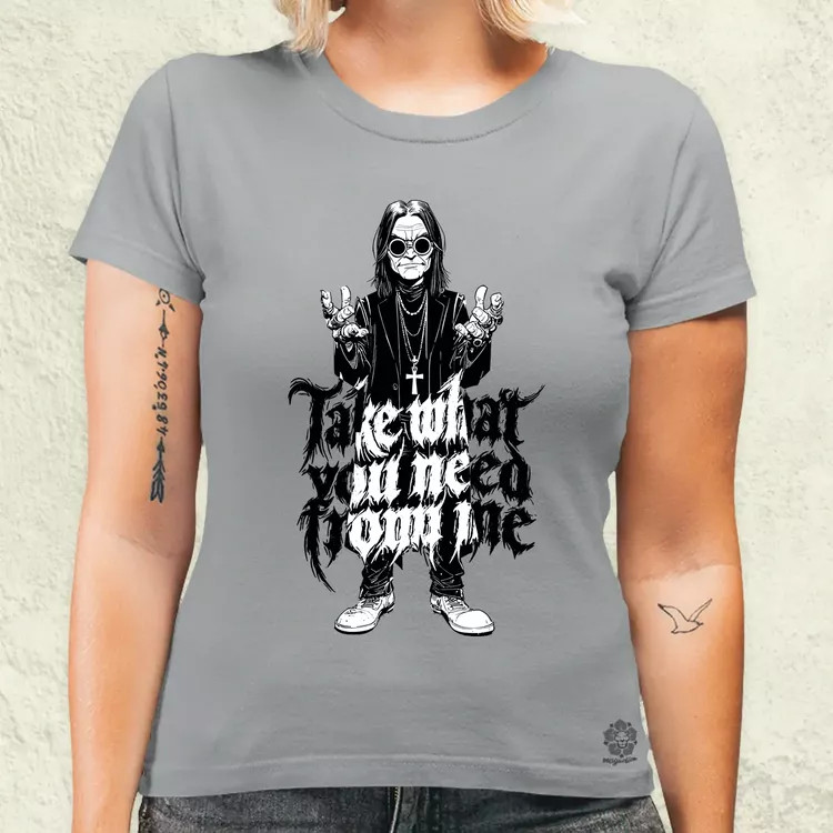 Ozzy Osbourne fanart női póló
