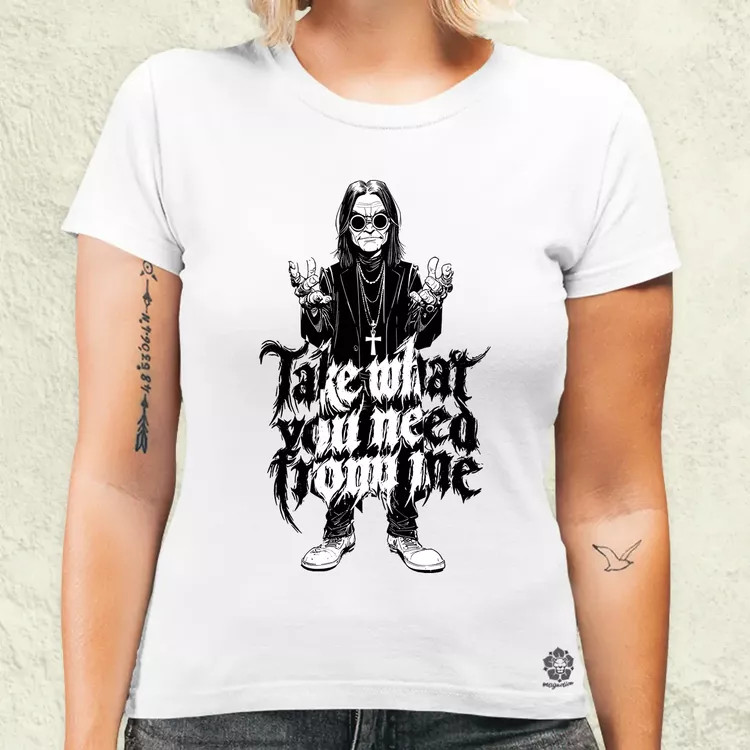 Ozzy Osbourne fanart női póló