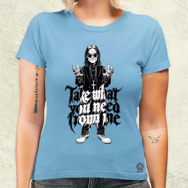 Ozzy Osbourne fanart női póló