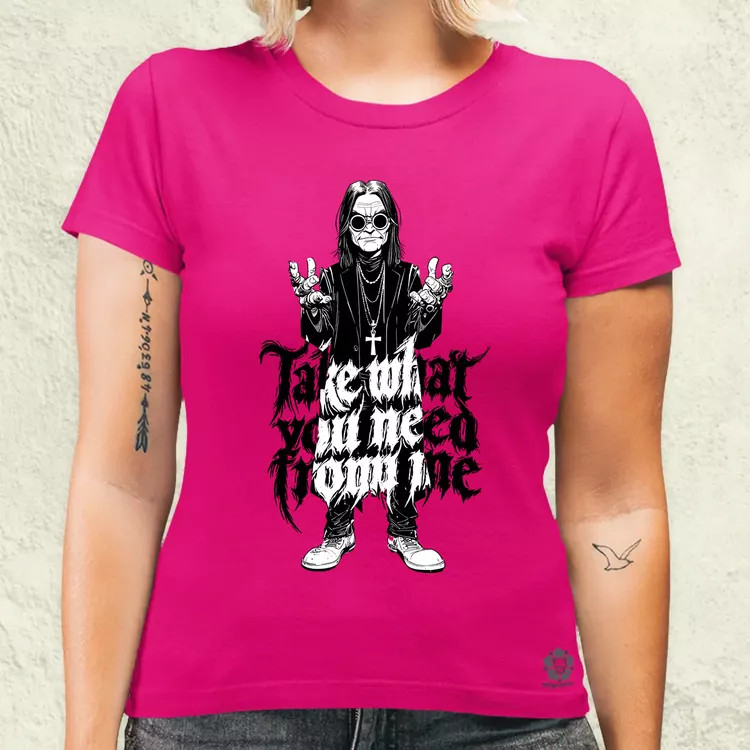 Ozzy Osbourne fanart női póló