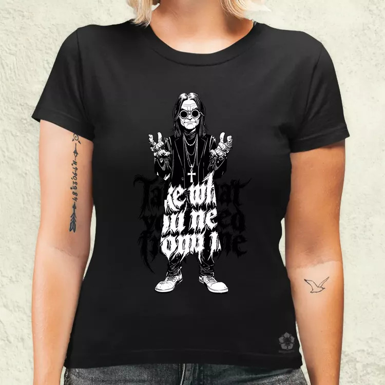 Ozzy Osbourne fanart női póló
