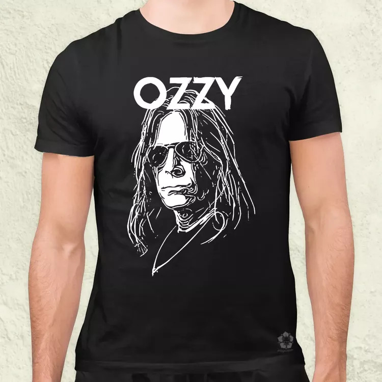 Ozzy sziluett férfi póló