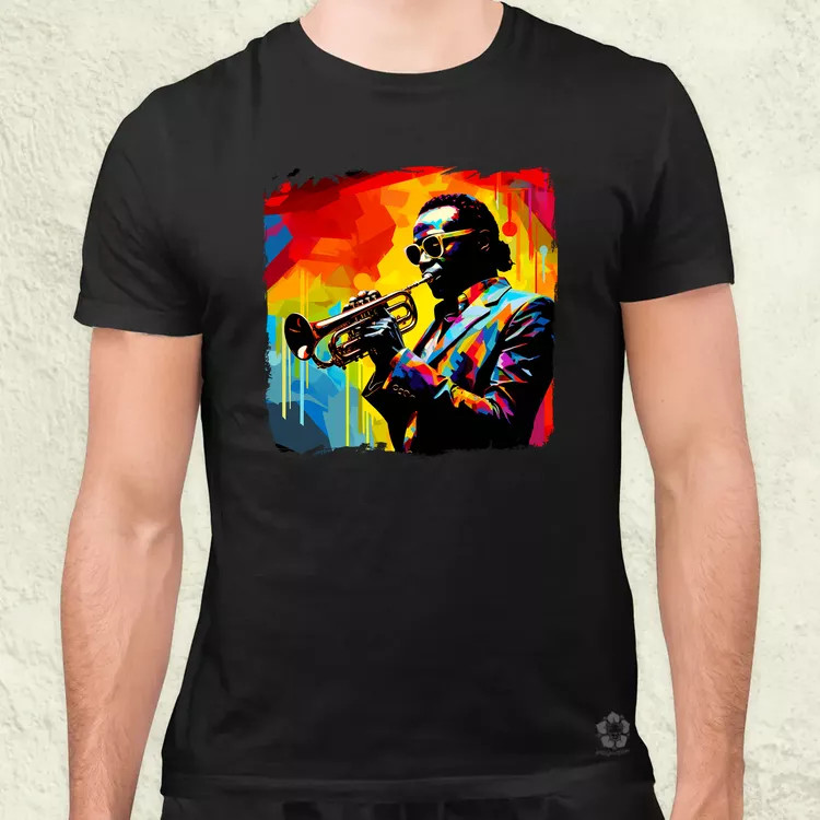 Pop art Miles Davis v1 férfi póló