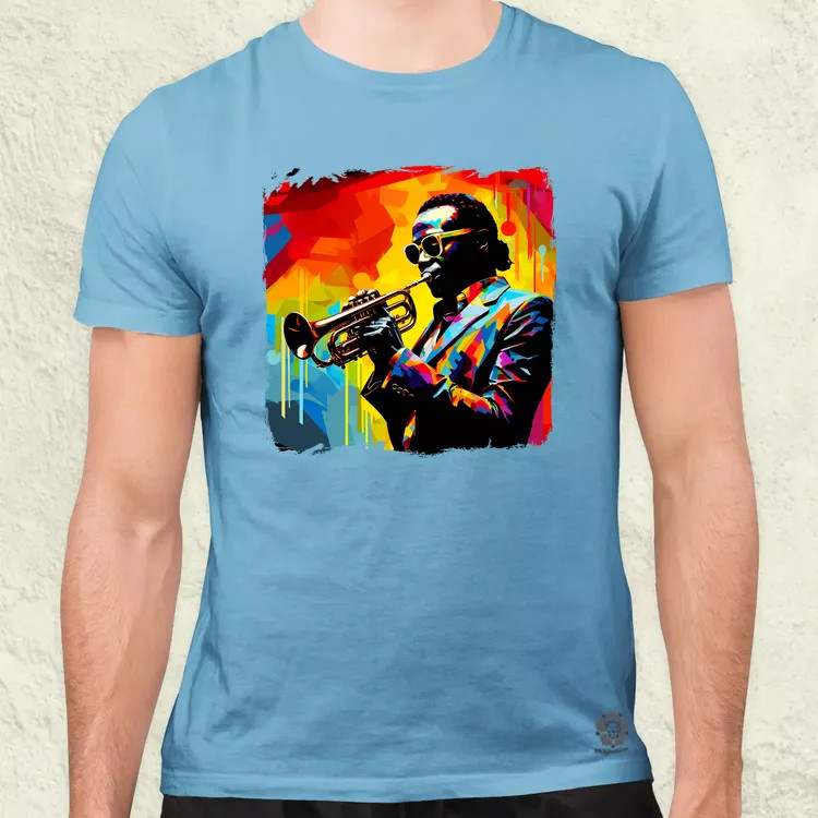 Pop art Miles Davis v1 férfi póló