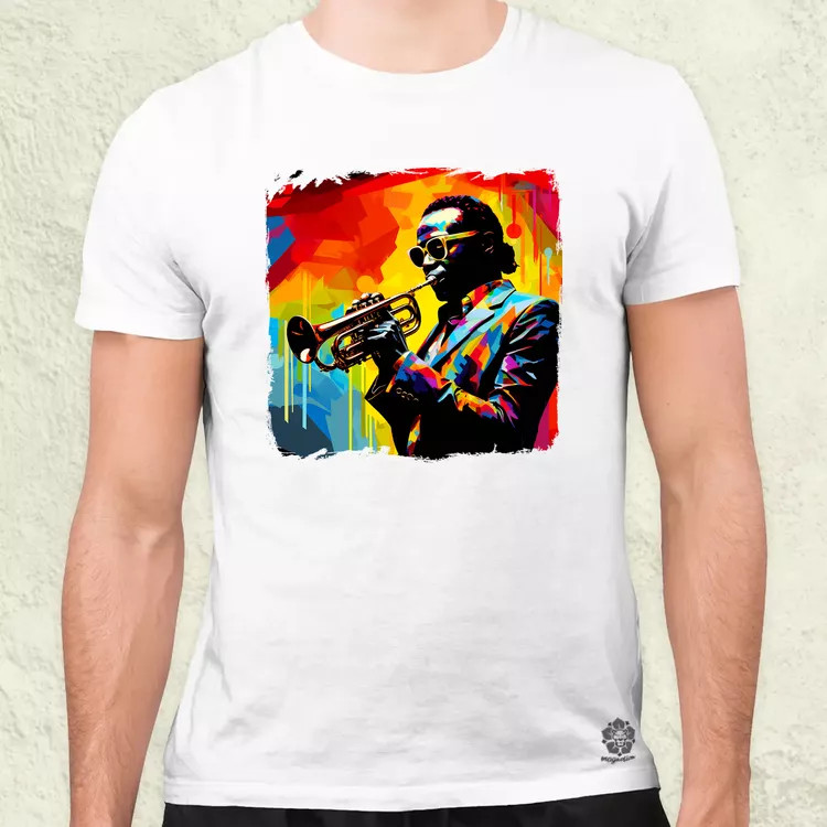 Pop art Miles Davis v1 férfi póló