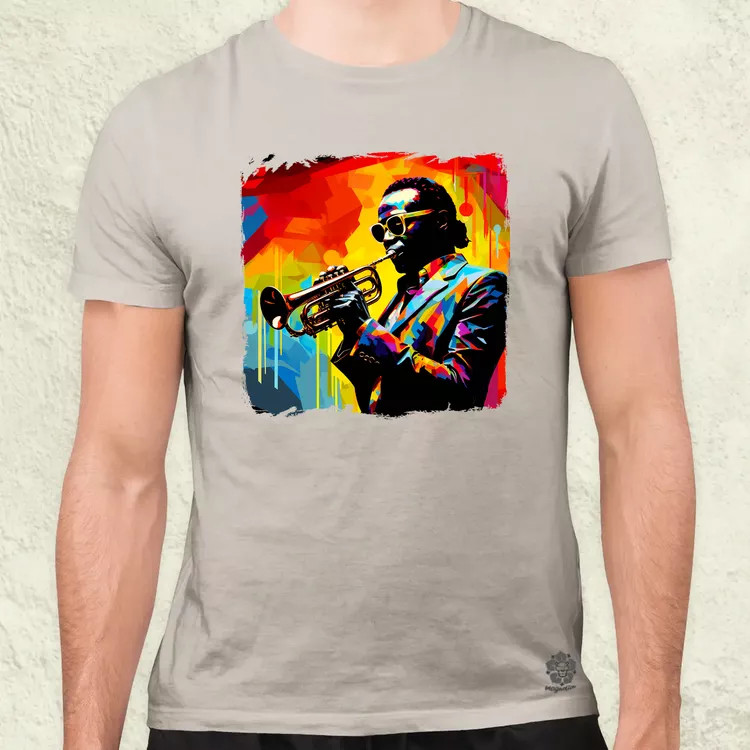 Pop art Miles Davis v1 férfi póló