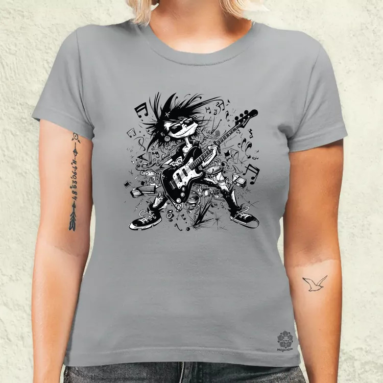 Rajzfilm punk srác v20 női póló