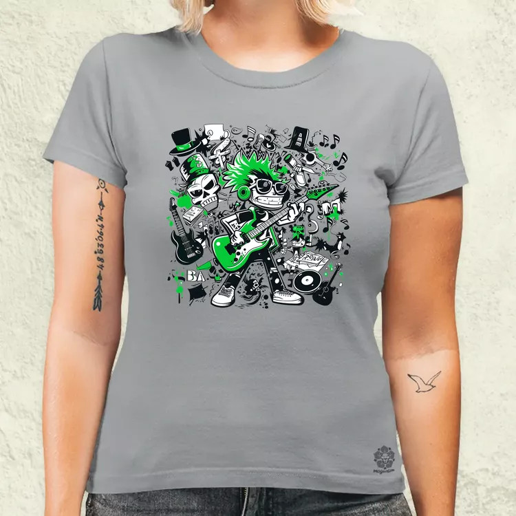 Rajzfilm punk srác v21 női póló