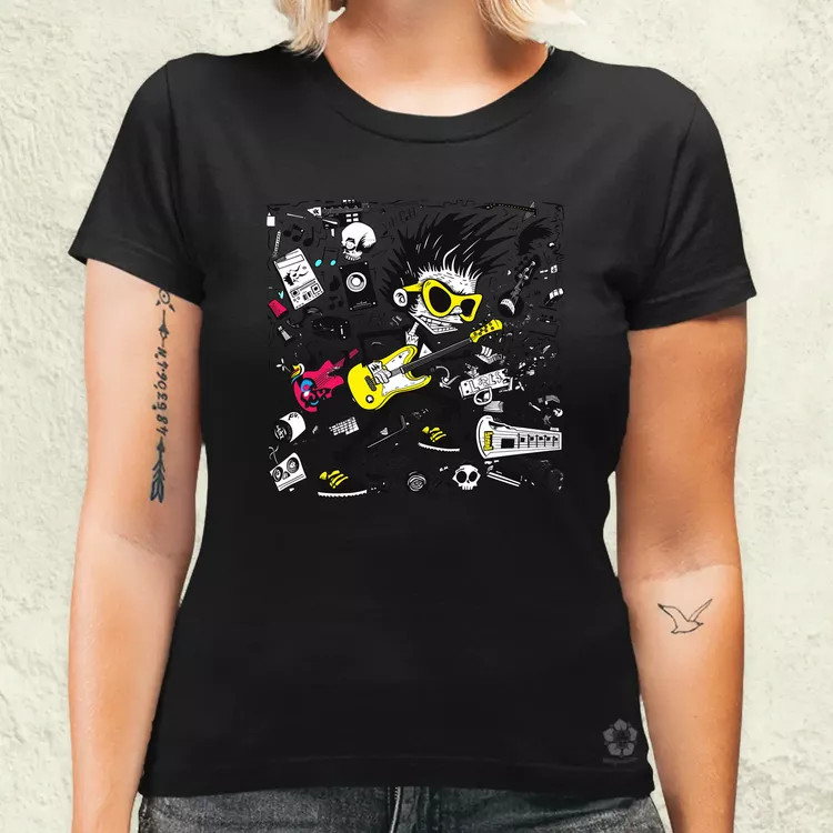 Rajzfilm punk srác v22 női póló