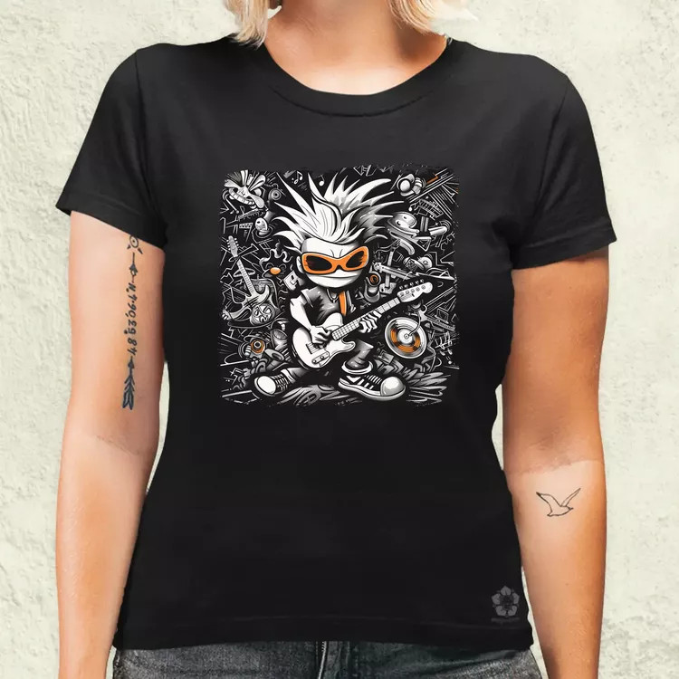 Rajzfilm punk srác v25 női póló