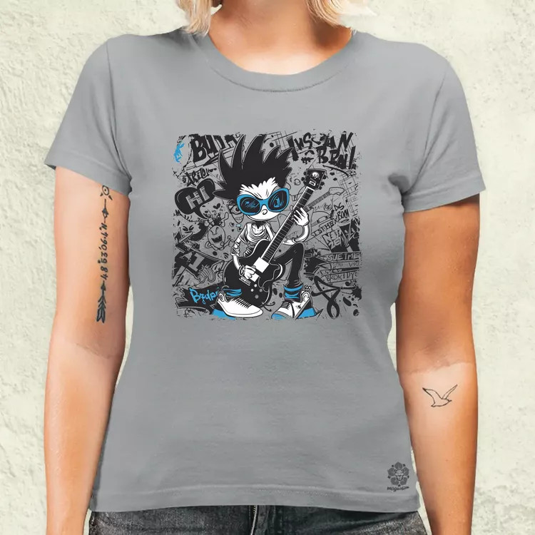 Rajzfilm punk srác v30 női póló