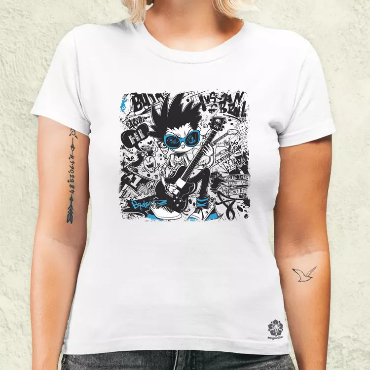 Rajzfilm punk srác v30 női póló