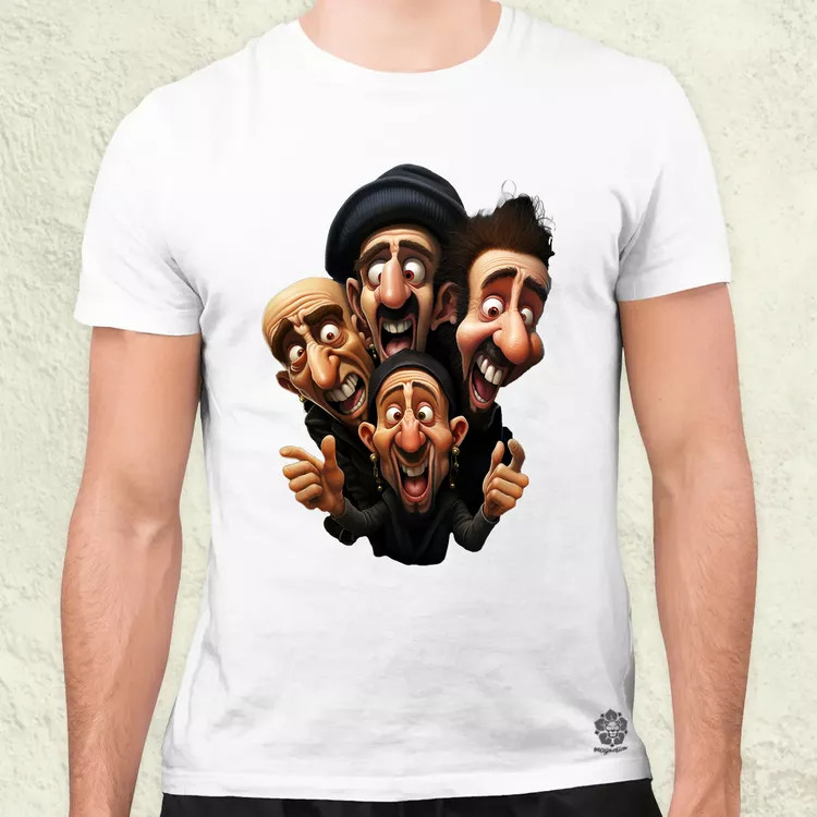 System of a Down karikatúra v1 férfi póló