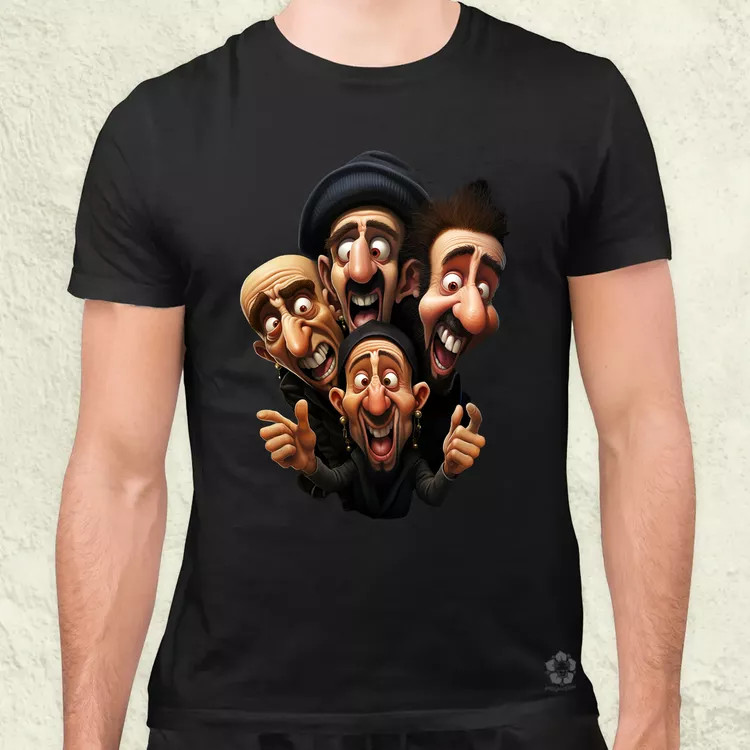 System of a Down karikatúra v1 férfi póló