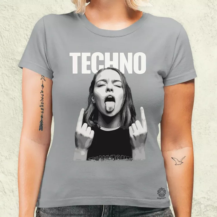 Techno női póló