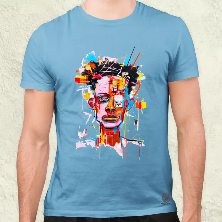 Basquiat portré v1 férfi póló