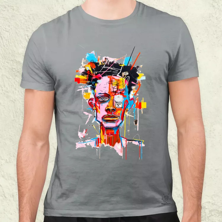 Basquiat portré v1 férfi póló