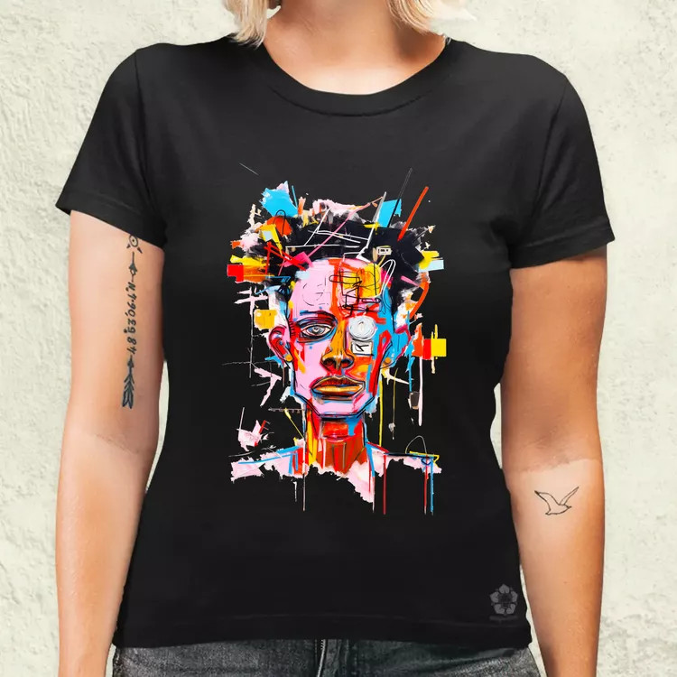 Basquiat portré v1 női póló