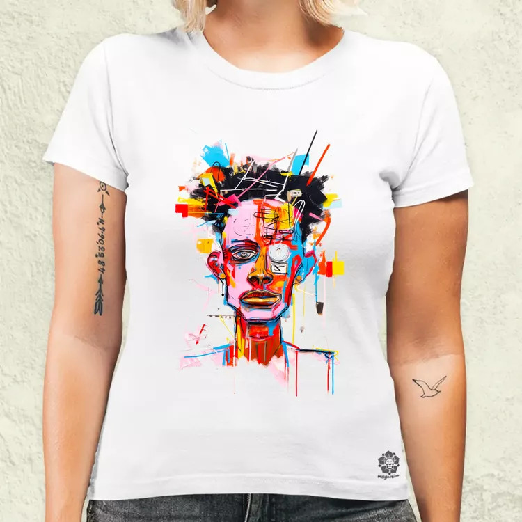Basquiat portré v1 női póló