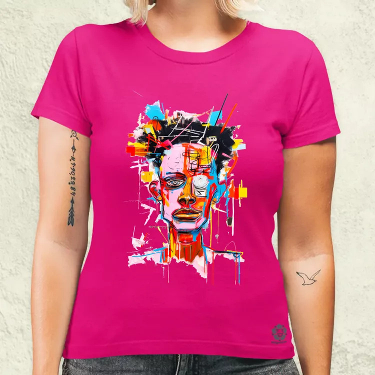 Basquiat portré v1 női póló