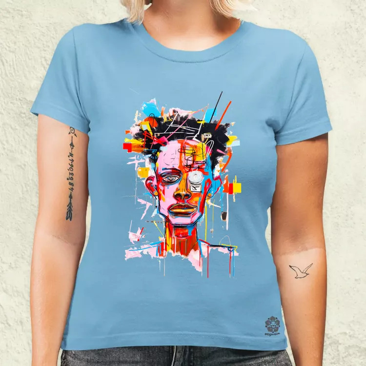 Basquiat portré v1 női póló