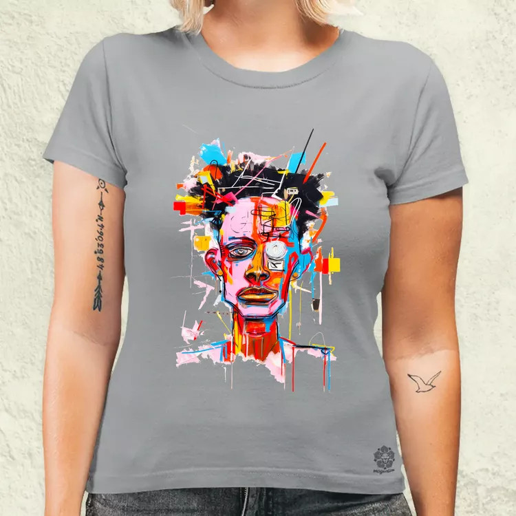 Basquiat portré v1 női póló