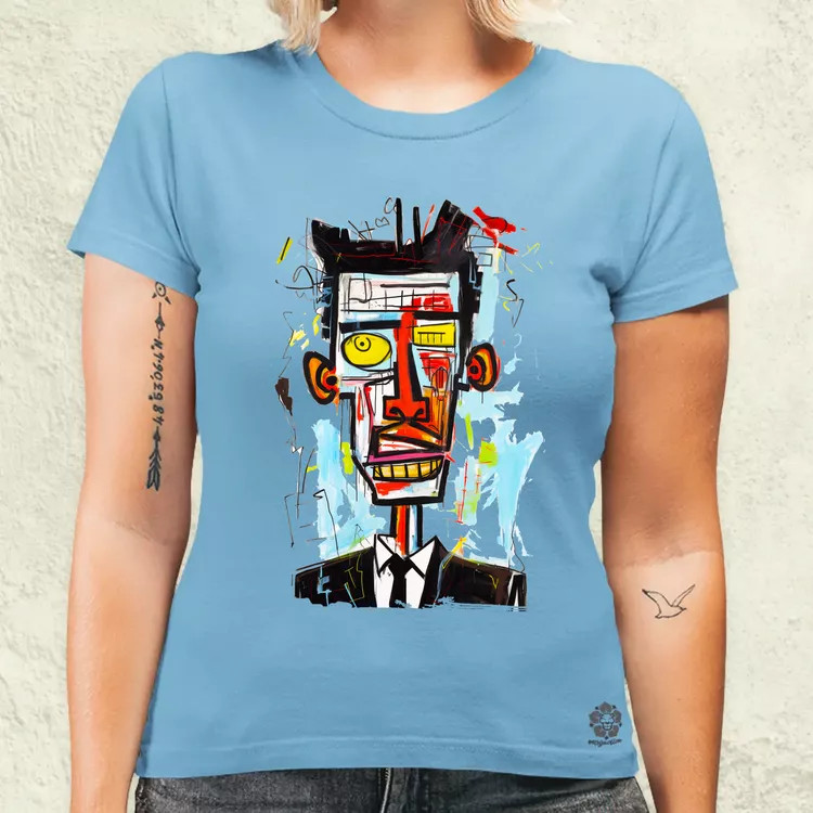 Basquiat portré v2 női póló