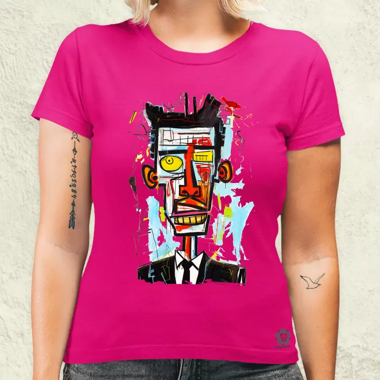 Basquiat portré v2 női póló