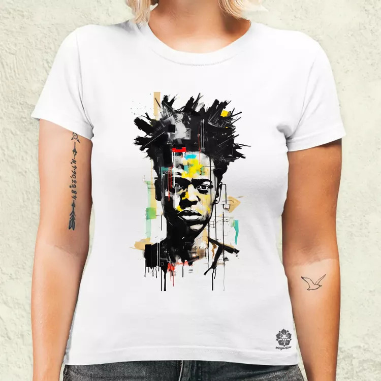 Basquiat portré v3 női póló
