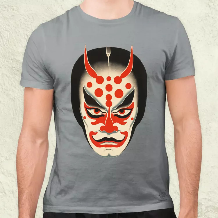 Kabuki maszk v1 férfi póló