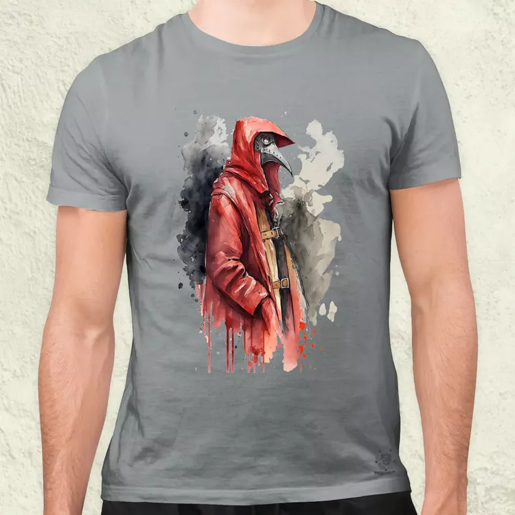 Pestis doktor v2 férfi póló