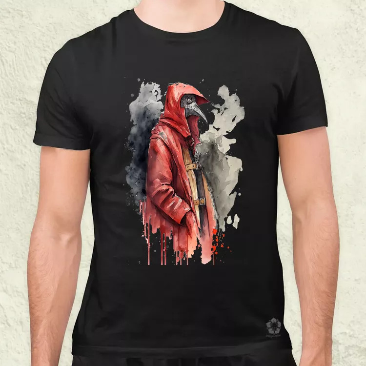 Pestis doktor v2 férfi póló