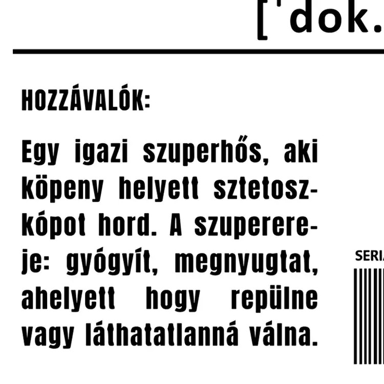 Doktor összetevői fekete férfi póló