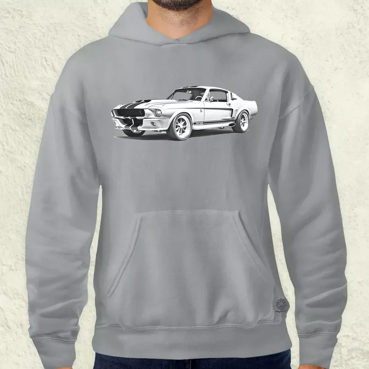 1967 Shelby Mustang GT500 v2 férfi pulóver