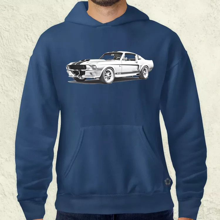 1967 Shelby Mustang GT500 v2 férfi pulóver