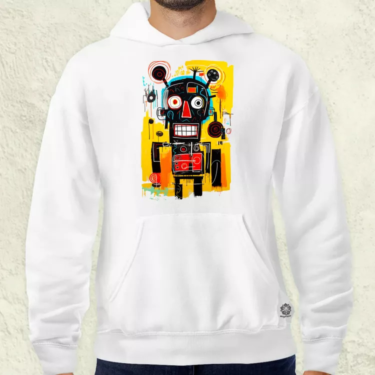 Basquiat béke és technológia v1 férfi pulóver