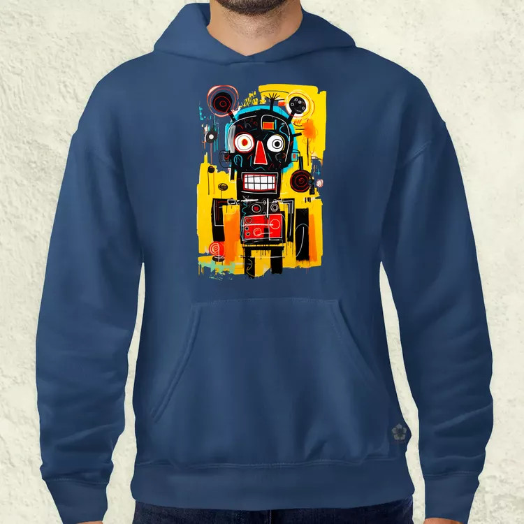 Basquiat béke és technológia v1 férfi pulóver