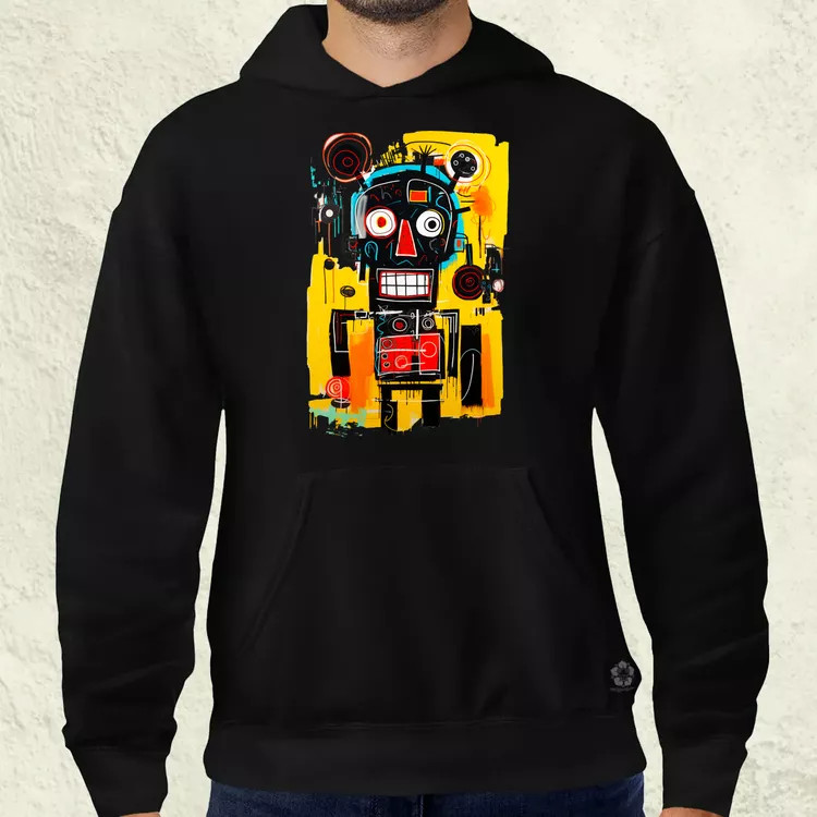 Basquiat béke és technológia v1 férfi pulóver