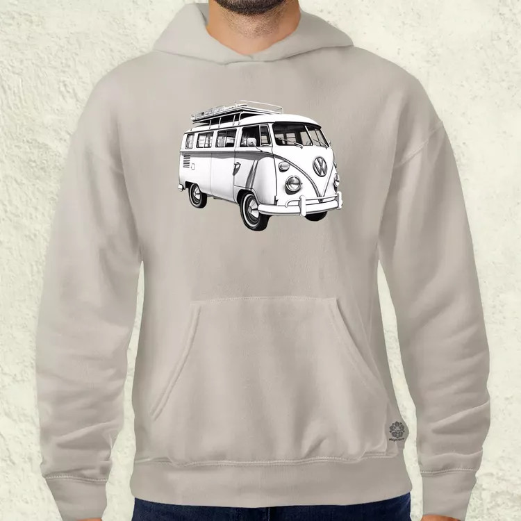 1970 VW Busz v2 férfi pulóver